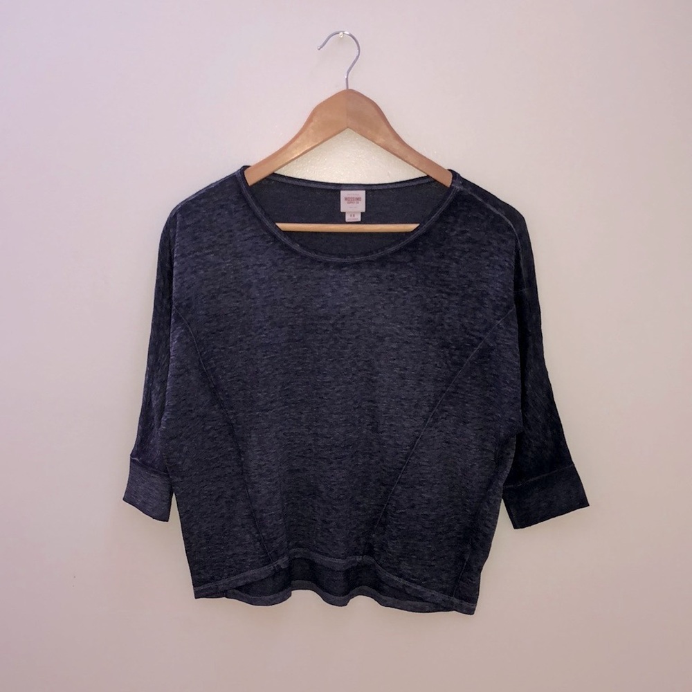 Heathered Navy Blue Sweater